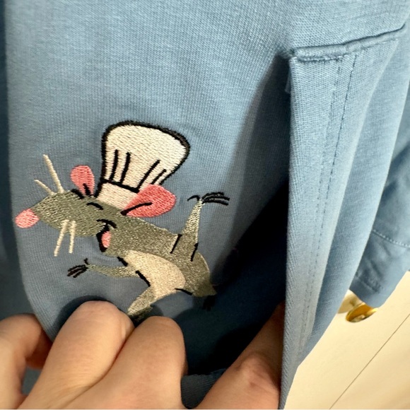 NWT. Disney Remy’s Ratatouille Adventure Zip up Hoodie 1X. blue zip-up hoodie - Picture 7 of 14